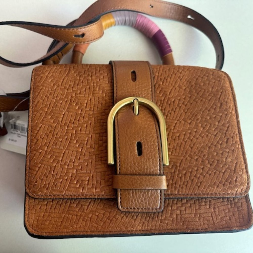 Brown Fossil Crossbody (Brand new)